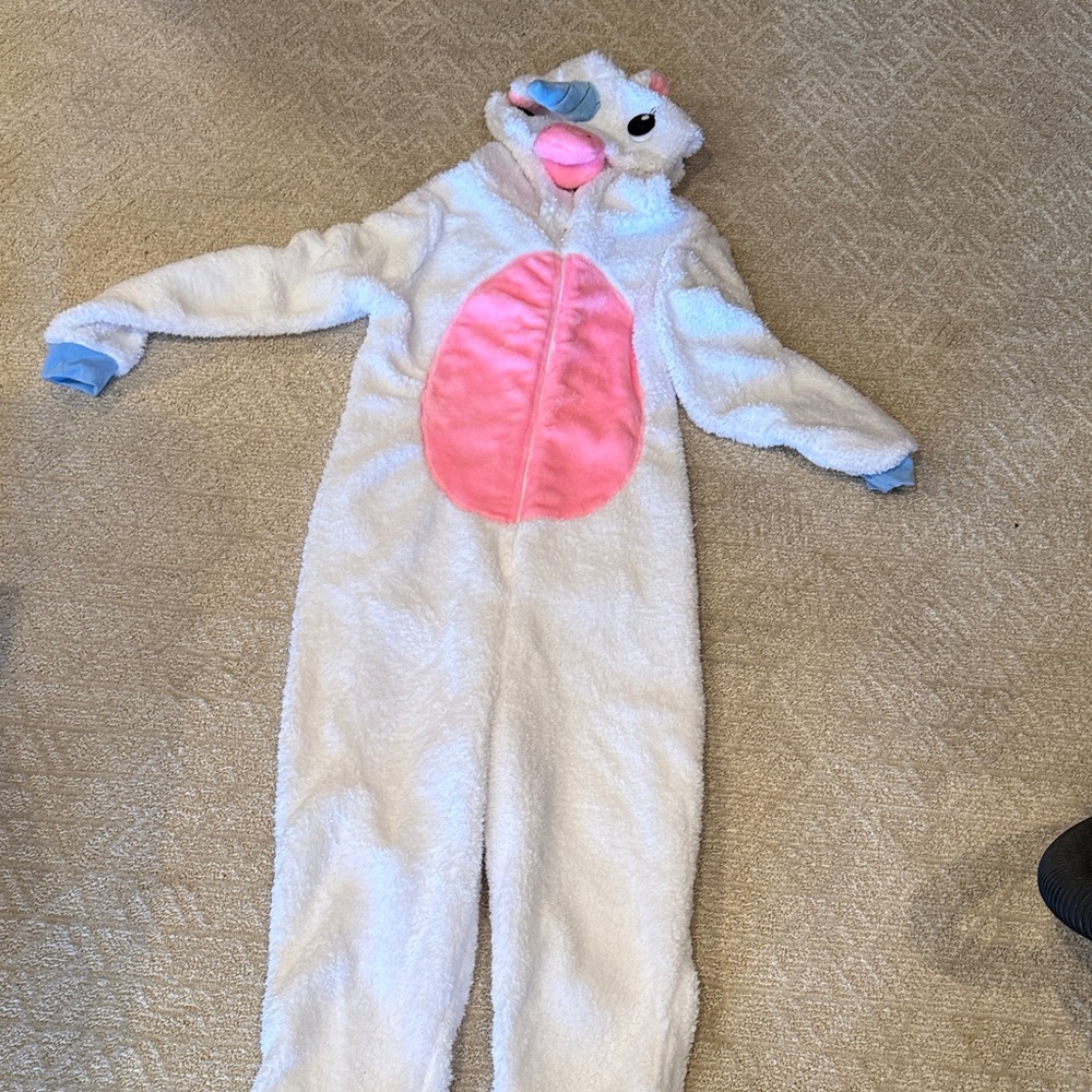 Forever 21 White and Pink Animal Onesie